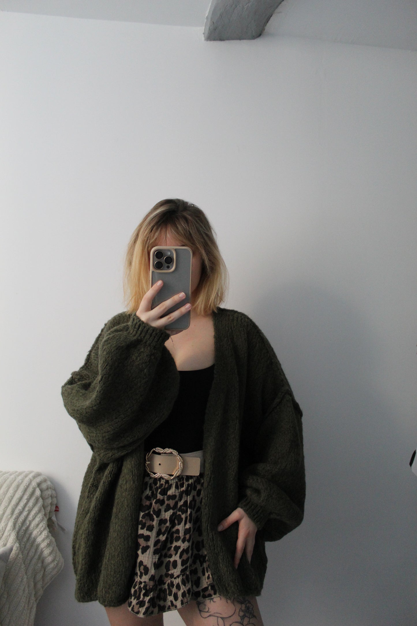 Gilet Oversize Kaki