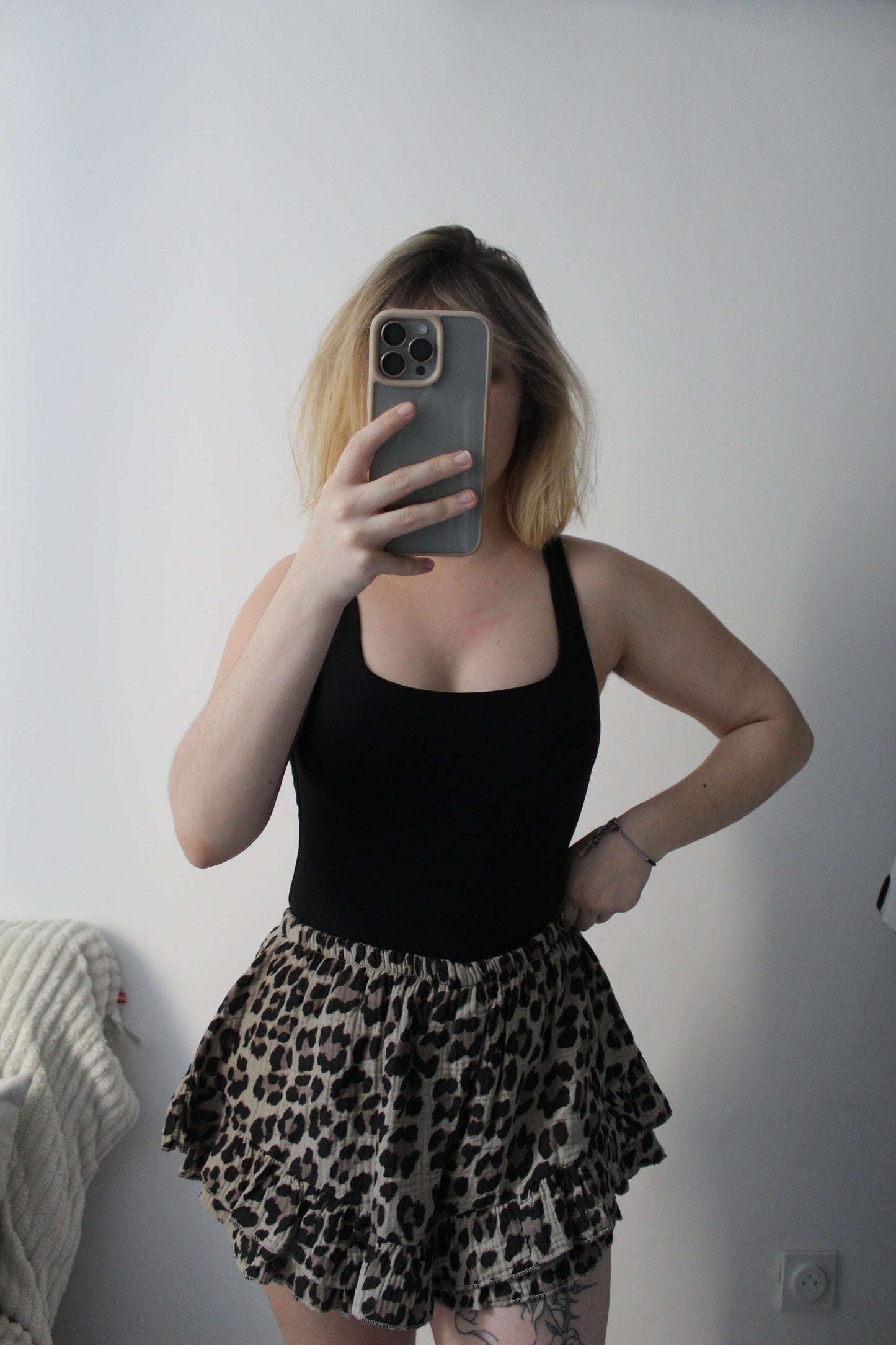 Jupe-short léopard