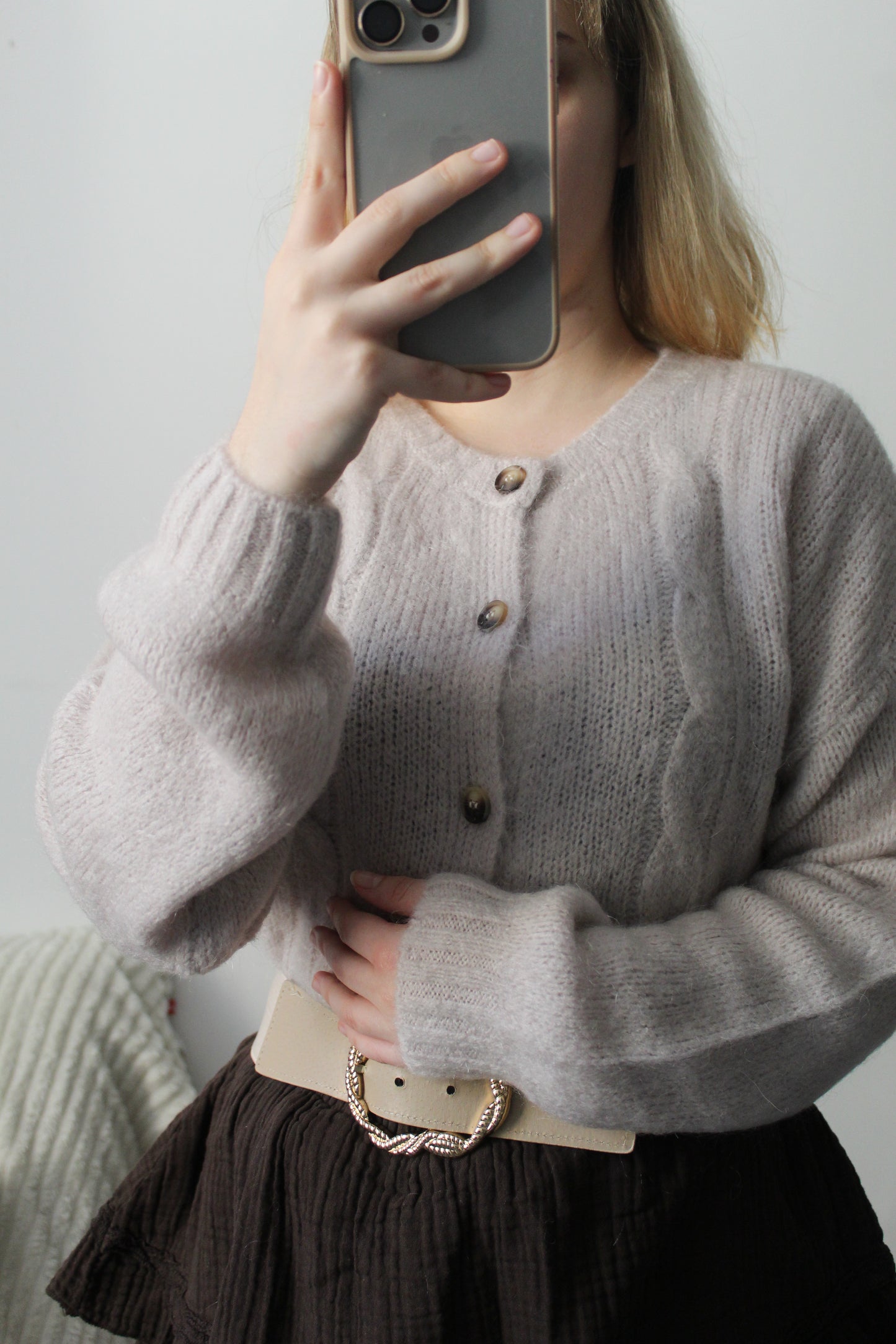 Cardigan beige