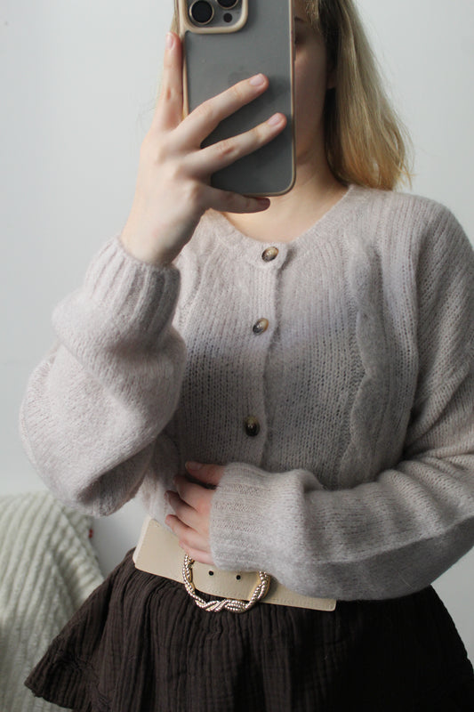 Cardigan beige