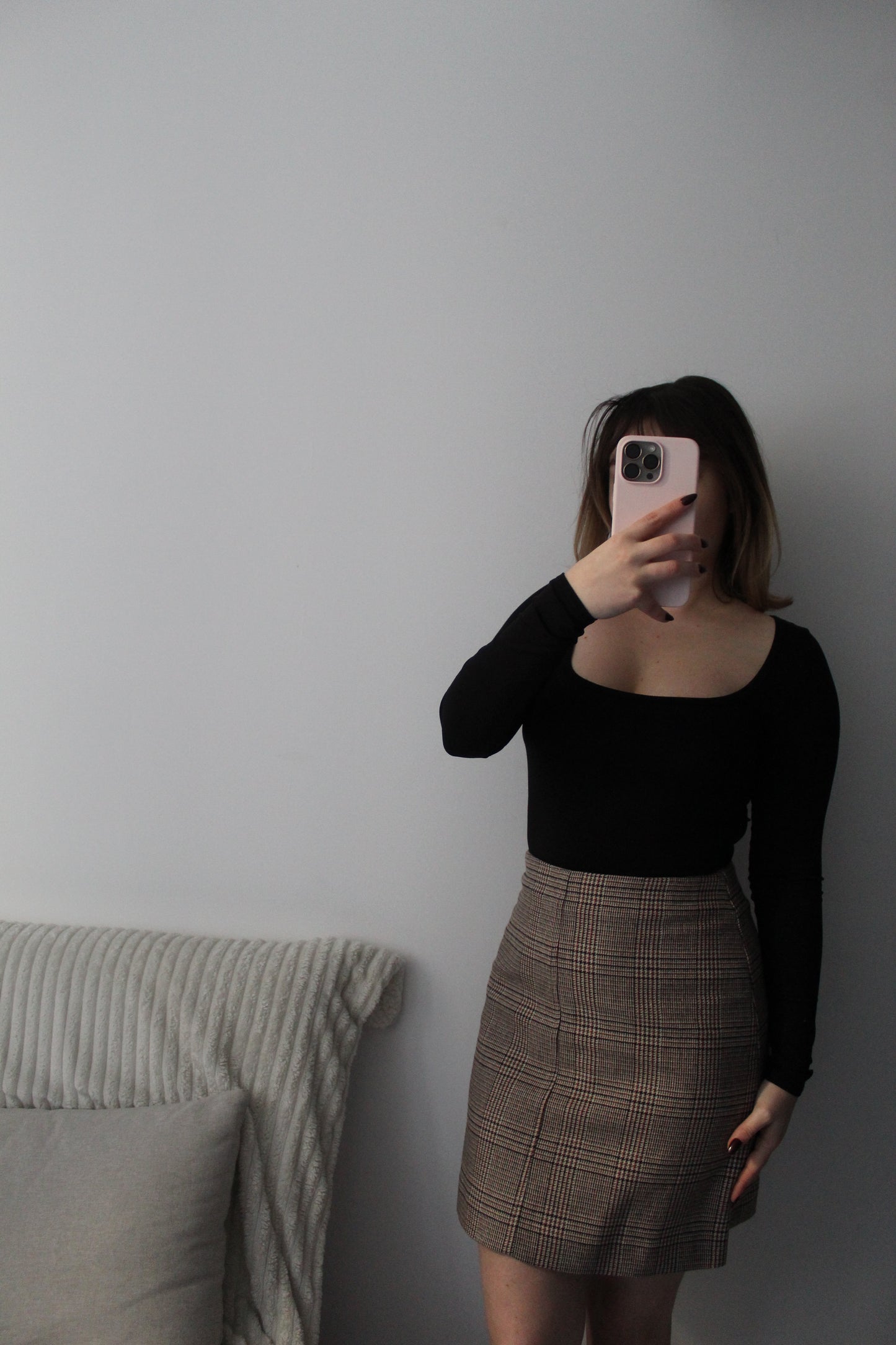 Jupe mi courte tailleur