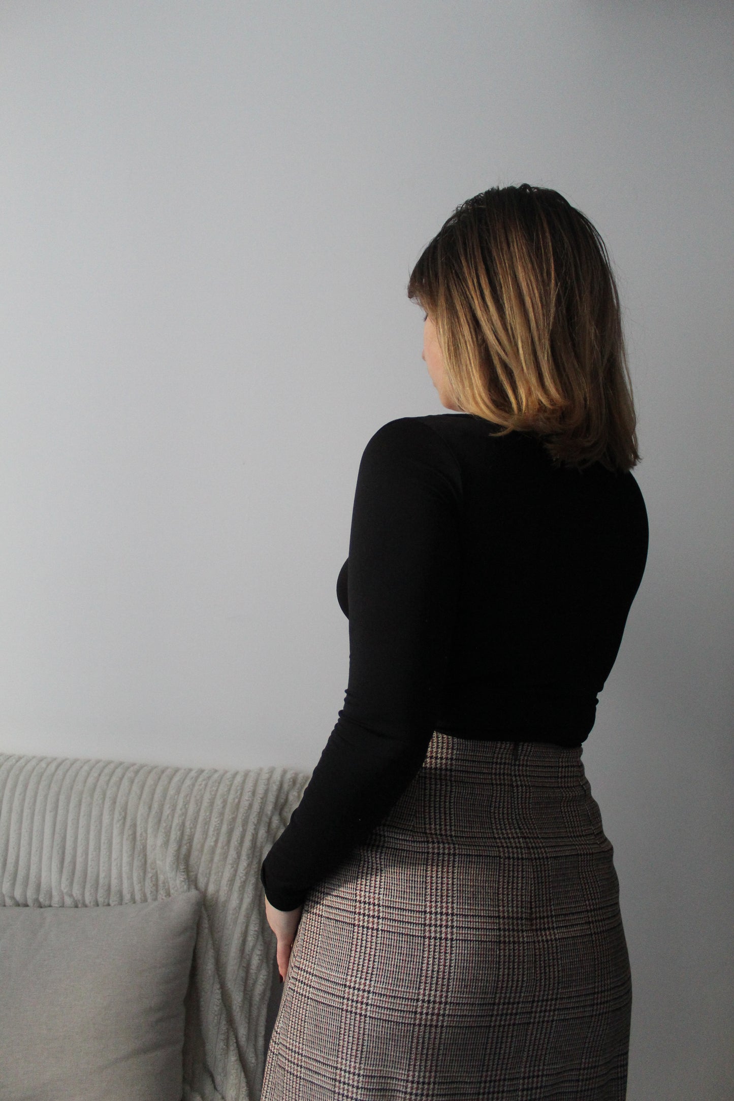 Jupe mi courte tailleur