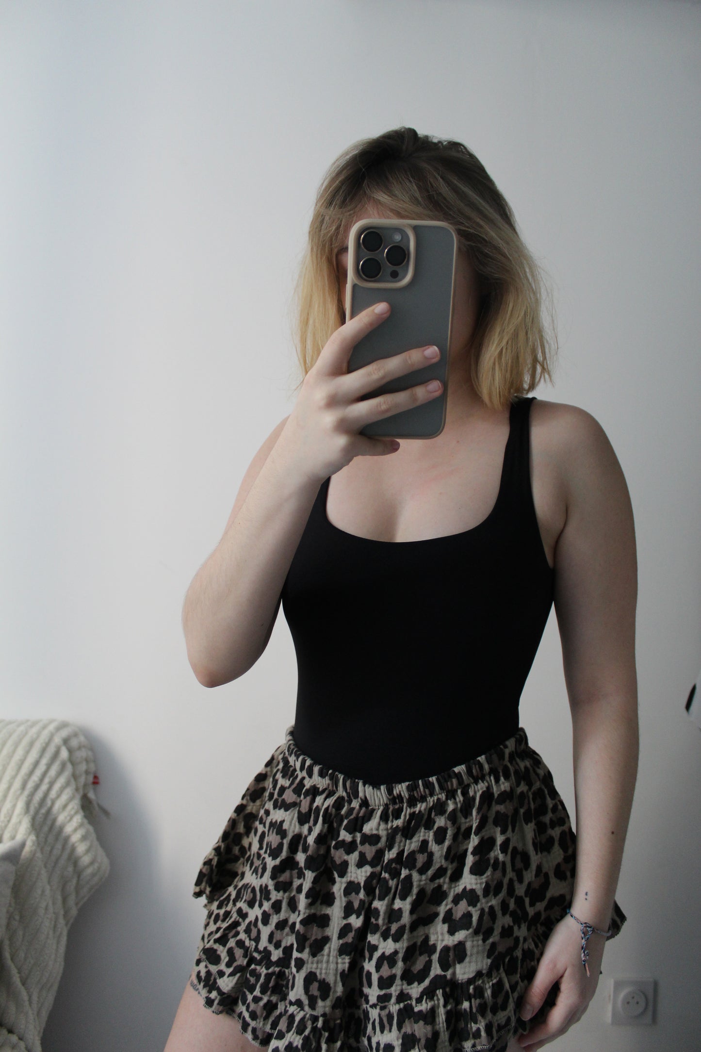 Jupe-short léopard