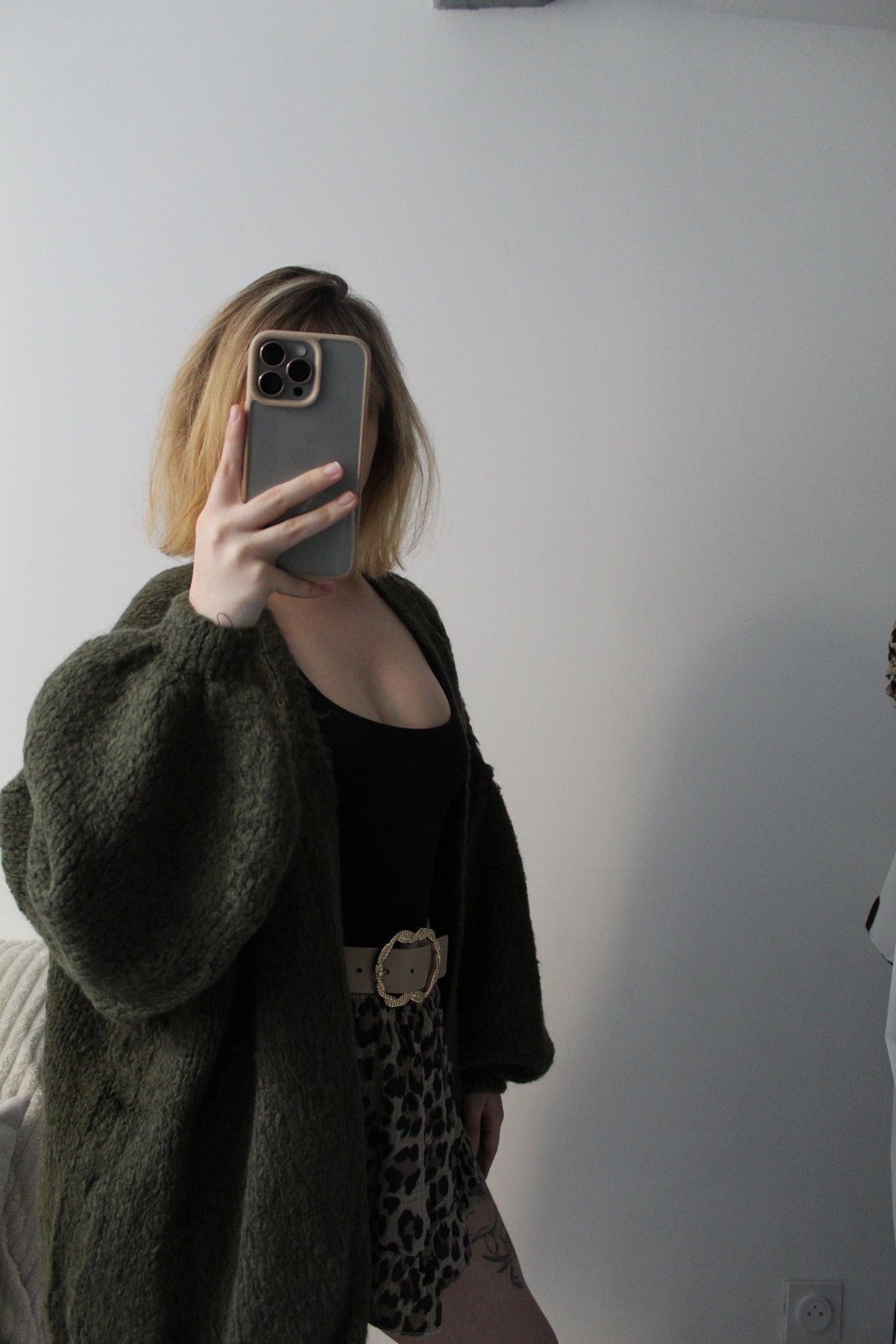 Gilet Oversize Kaki
